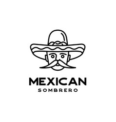 Label design for mexican food restaurant Vector Image