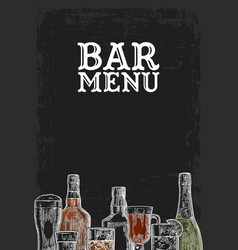 A3 Chalkboard Ornate Gin Bar Menu Blackboard 42cm x 30cm 
