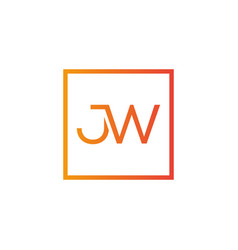 Initials J And W Logo Vector Images Over 620