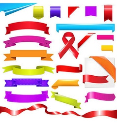 Color ribbons set Royalty Free Vector Image - VectorStock