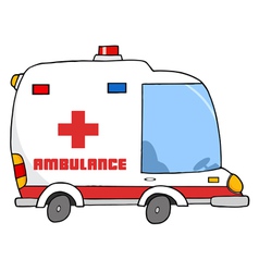 Doctor Driving Ambulance Royalty Free Vector Image