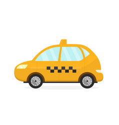 Sad dirty car flat modern style Royalty Free Vector Image