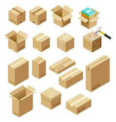 Carton box Royalty Free Vector Image - VectorStock