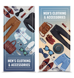 Men accessories icon set Royalty Free Vector Image