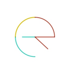 Minimal line design logo Royalty Free Vector Image