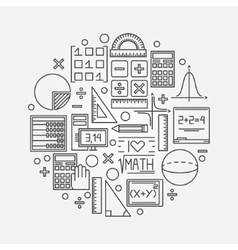 Mathematical background Royalty Free Vector Image