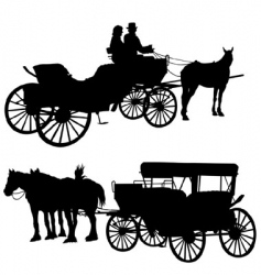 Wedding Horse Carriage Silhouette Vector Images (over 100)