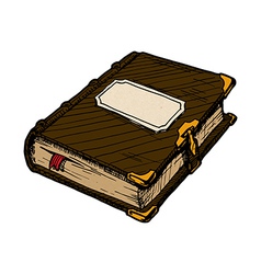 Old book Royalty Free Vector Image - VectorStock