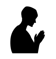 Black Man Praying Vector Images (over 1,900)