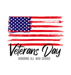 Happy veterans day background Royalty Free Vector Image