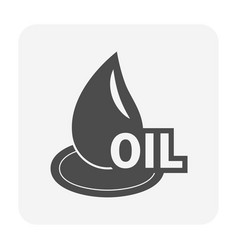 Black oil drop Royalty Free Vector Image - VectorStock