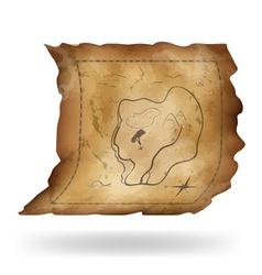 Map treasure island Royalty Free Vector Image - VectorStock