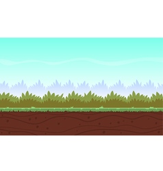 Cartoon game background Royalty Free Vector Image