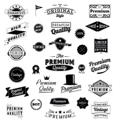 Vintage design elements and emblems Royalty Free Vector