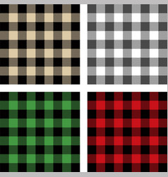 Lumberjack plaid pattern Royalty Free Vector Image