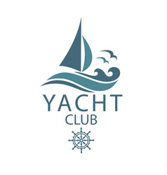 Sailboat and yacht icons Royalty Free Vector Image