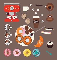 Sweets cafe Royalty Free Vector Image - VectorStock