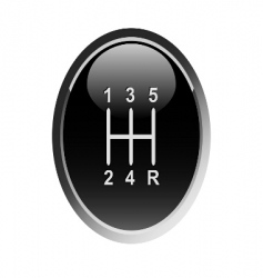 Gear stick Royalty Free Vector Image - VectorStock