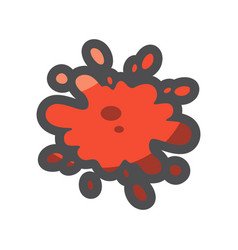 Cartoon blot Royalty Free Vector Image - VectorStock