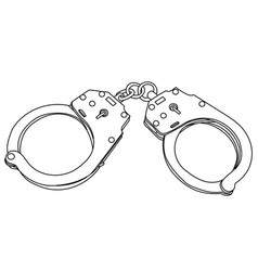 Handcuffs Handcuff Sketch Vector Images (over 240)