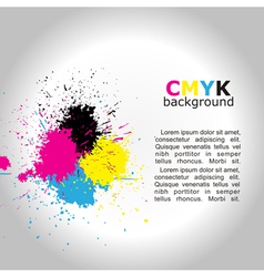 Cmyk color strips Royalty Free Vector Image - VectorStock