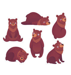 Sleeping bear Royalty Free Vector Image - VectorStock