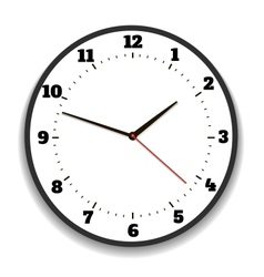 Wall clock template Royalty Free Vector Image - VectorStock