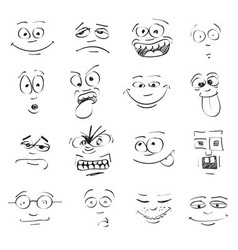 Emoticons Royalty Free Vector Image - VectorStock