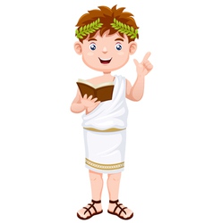 Ancient greek man Royalty Free Vector Image - VectorStock