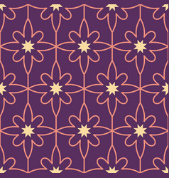 Geometric islamic stars seamless pattern Vector Image