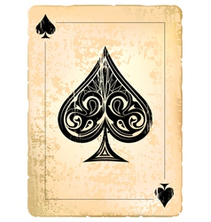 Ace of clubs Royalty Free Vector Image - VectorStock