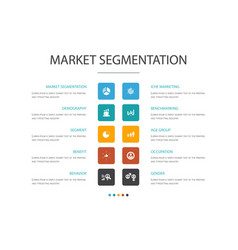Market segmentation infographic 10 steps ui design