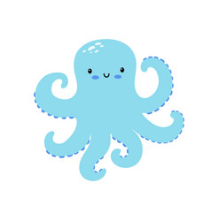 Cartoon octopus Royalty Free Vector Image - VectorStock