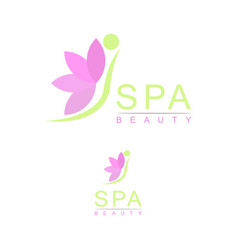 Beauty and spa logo Royalty Free Vector Image - VectorStock