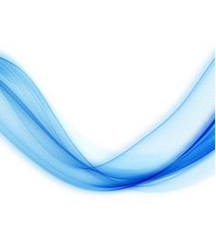 Abstract blue wave background Royalty Free Vector Image