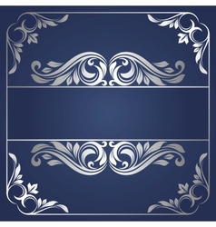 Silver frame Royalty Free Vector Image - VectorStock