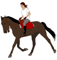 Sexy Girl Riding Horse Vector Images (14)