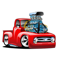 Hot rod truck Royalty Free Vector Image - VectorStock