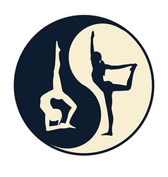 Yoga sign Royalty Free Vector Image - VectorStock