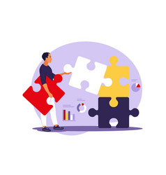 Problem solving creative decision difficult task Vector Image