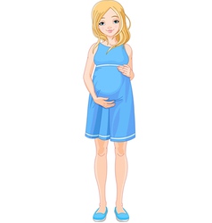 Pregnant woman Royalty Free Vector Image - VectorStock