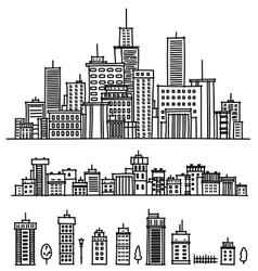 City Royalty Free Vector Image - VectorStock