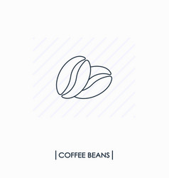 Coffee Beans Outline Icon Royalty Free Vector Image Coffee Beans Outline Icon Royalty Free Vector Image