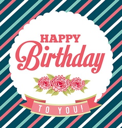 Birthday design Royalty Free Vector Image - VectorStock