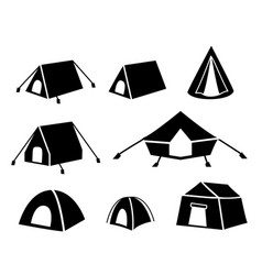 Camping Silhouette Tent Vector Images (over 2,800)