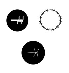 Barbed wire logo Royalty Free Vector Image - VectorStock