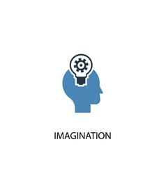 Knowledge concept 2 colored icon simple blue Vector Image