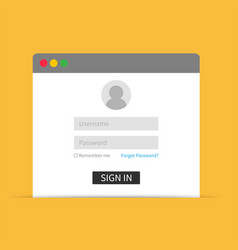 User login 5 Royalty Free Vector Image - VectorStock