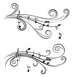 Music Notes Royalty Free Vector Image - Vectorstock