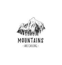 Mountains ridge Royalty Free Vector Image - VectorStock